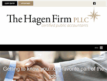 Tablet Screenshot of hagenfirm.com